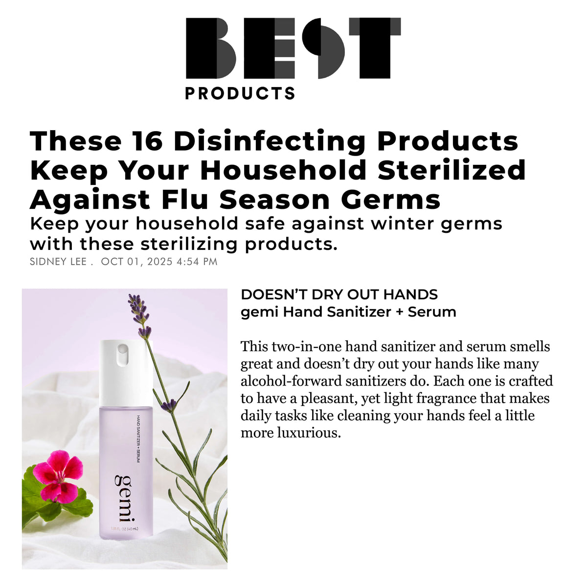 BEST Products Article