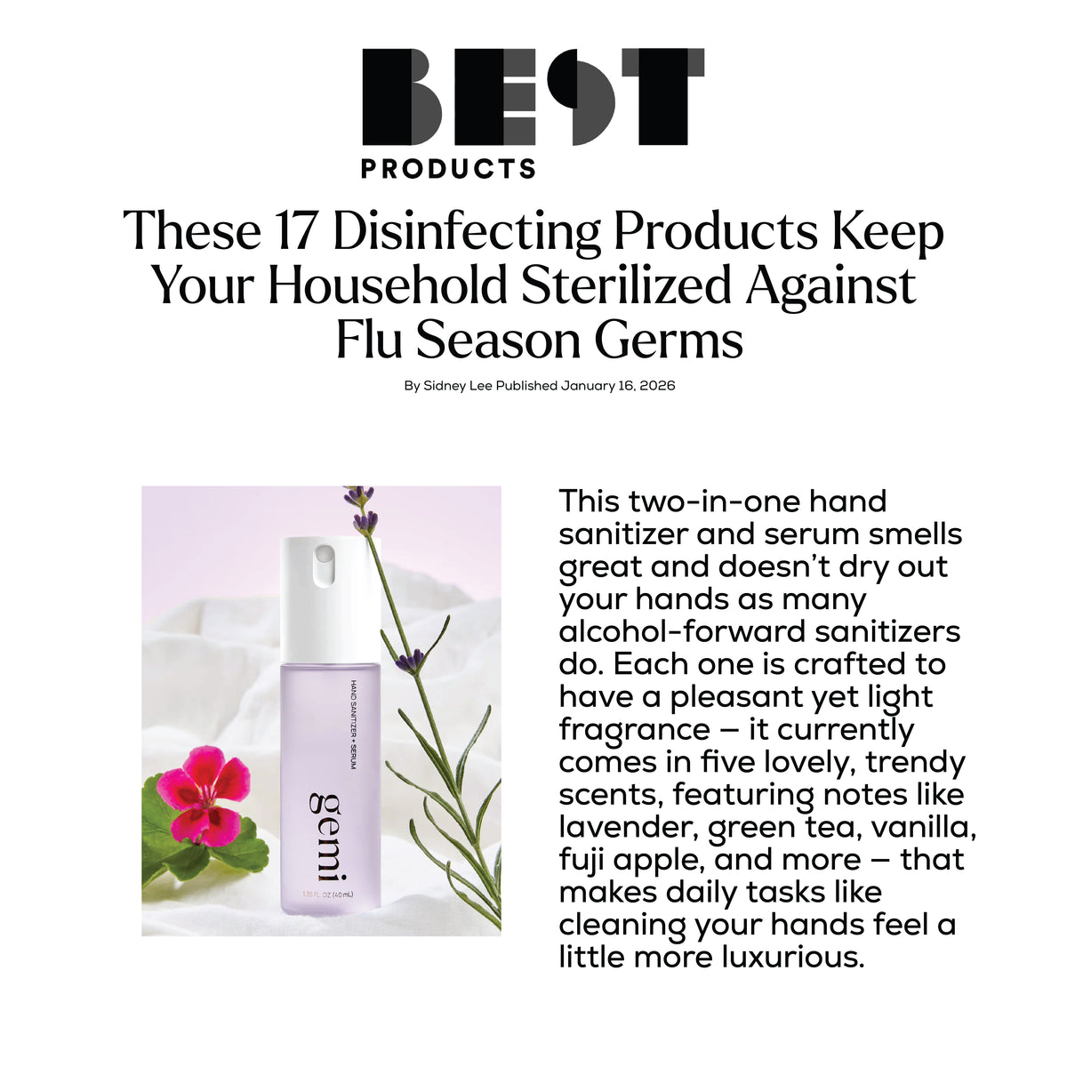 BEST Products Article