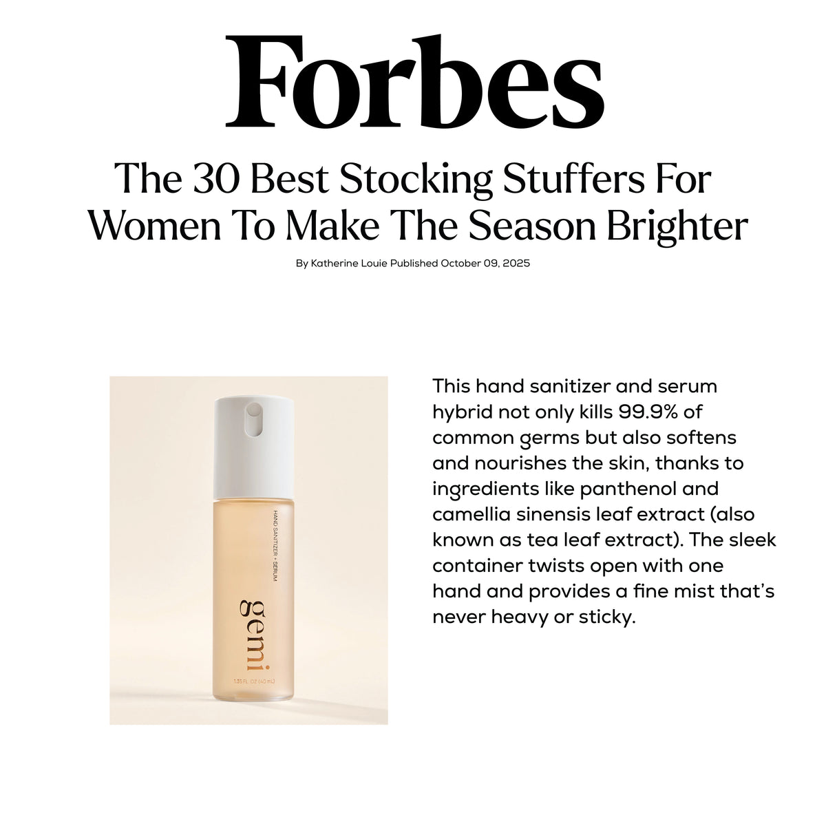 Forbes Article