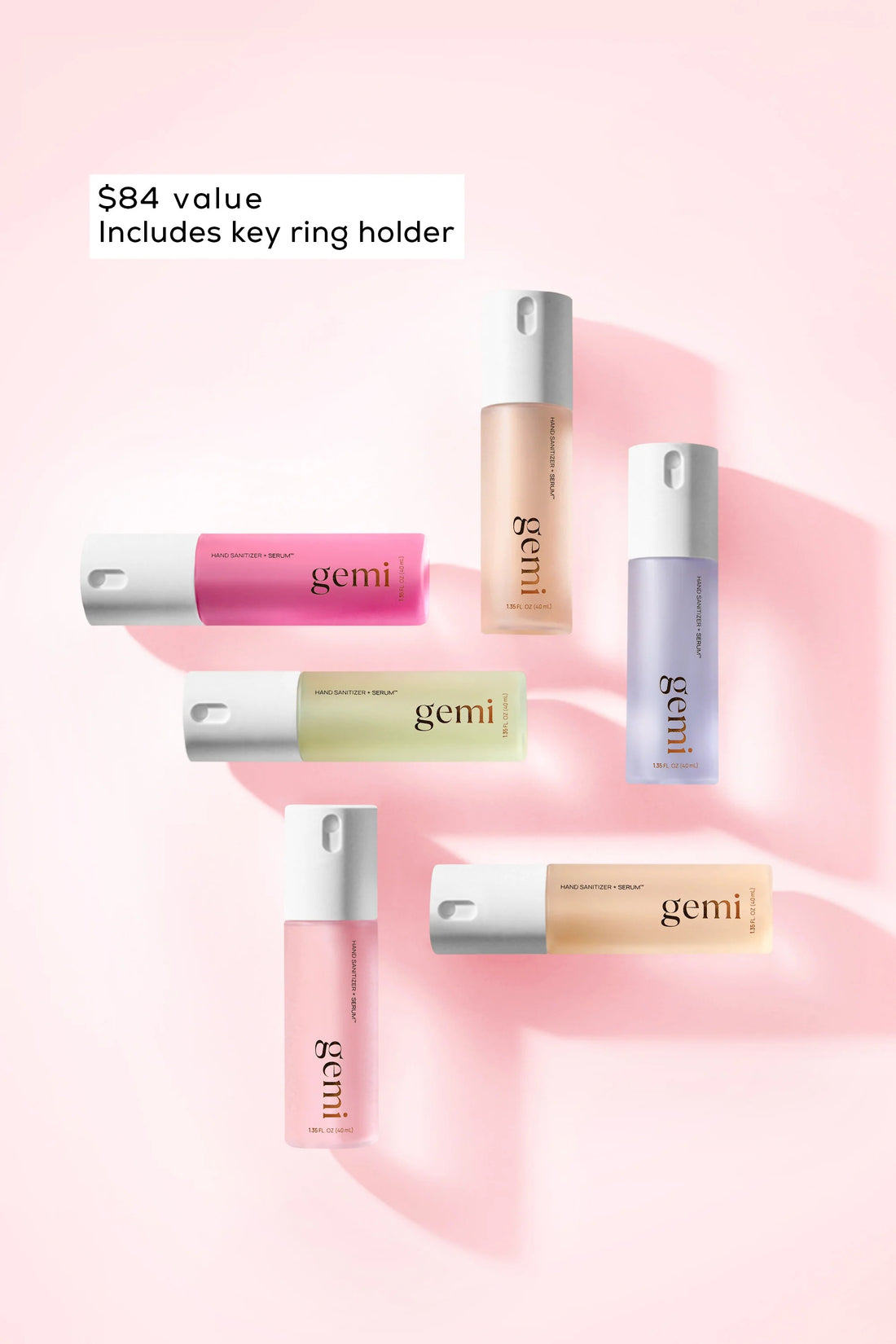 The Complete Collection + Key Ring: six gemi scents, $84 value, includes key ring holder